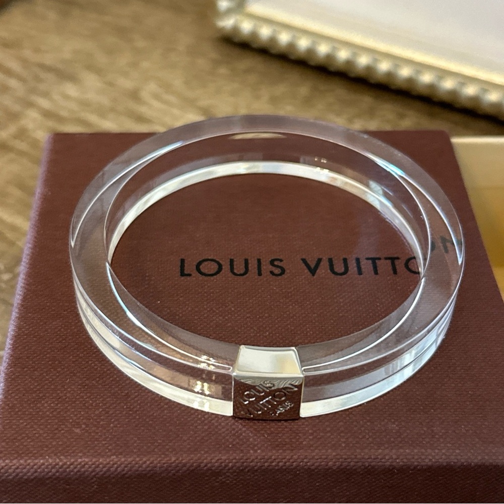 Louis Vuitton Night Clubber PM Transparent Bangle W/Box